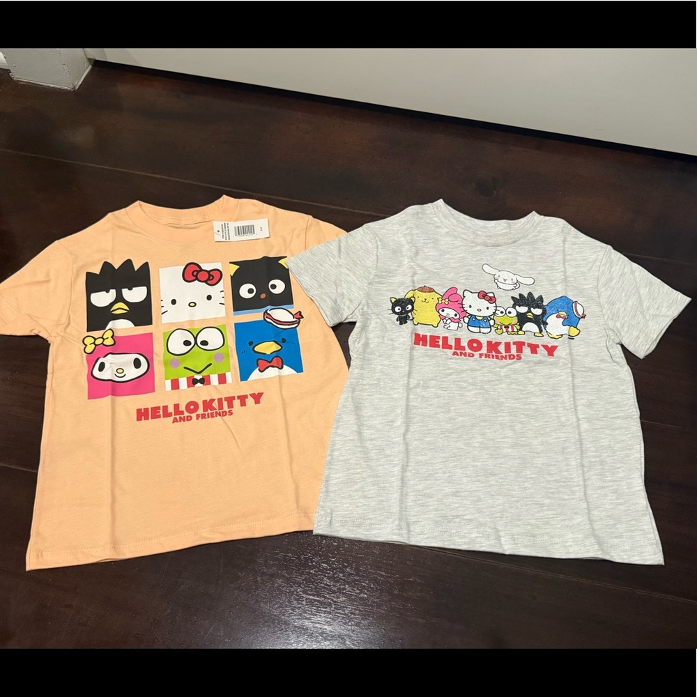 Sanrio and Friends Girls 2-pack T-shirts NWT